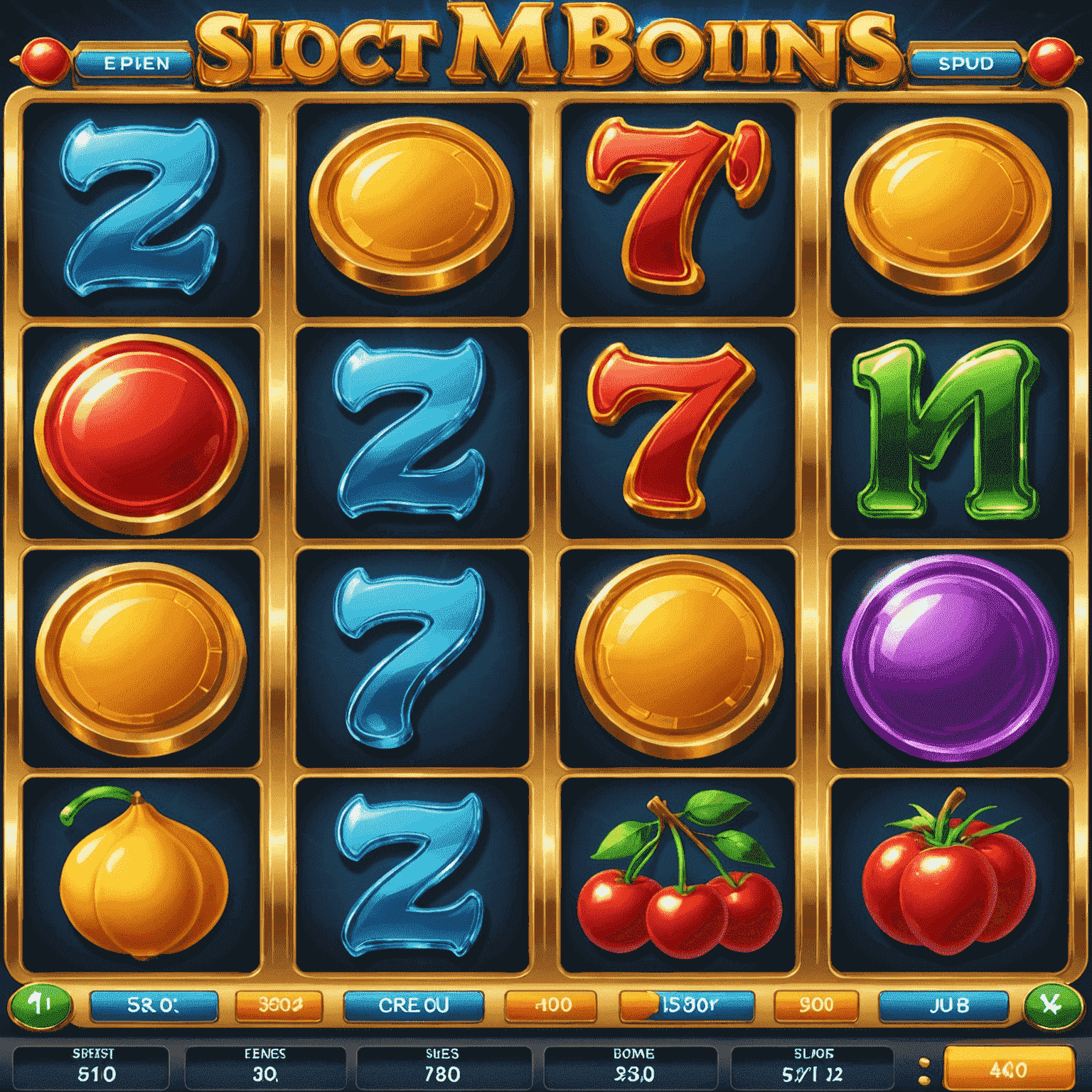 An animated sequence of a virtual slot machine's free spin bonus round, showing multiple retriggers and a accumulating win counter