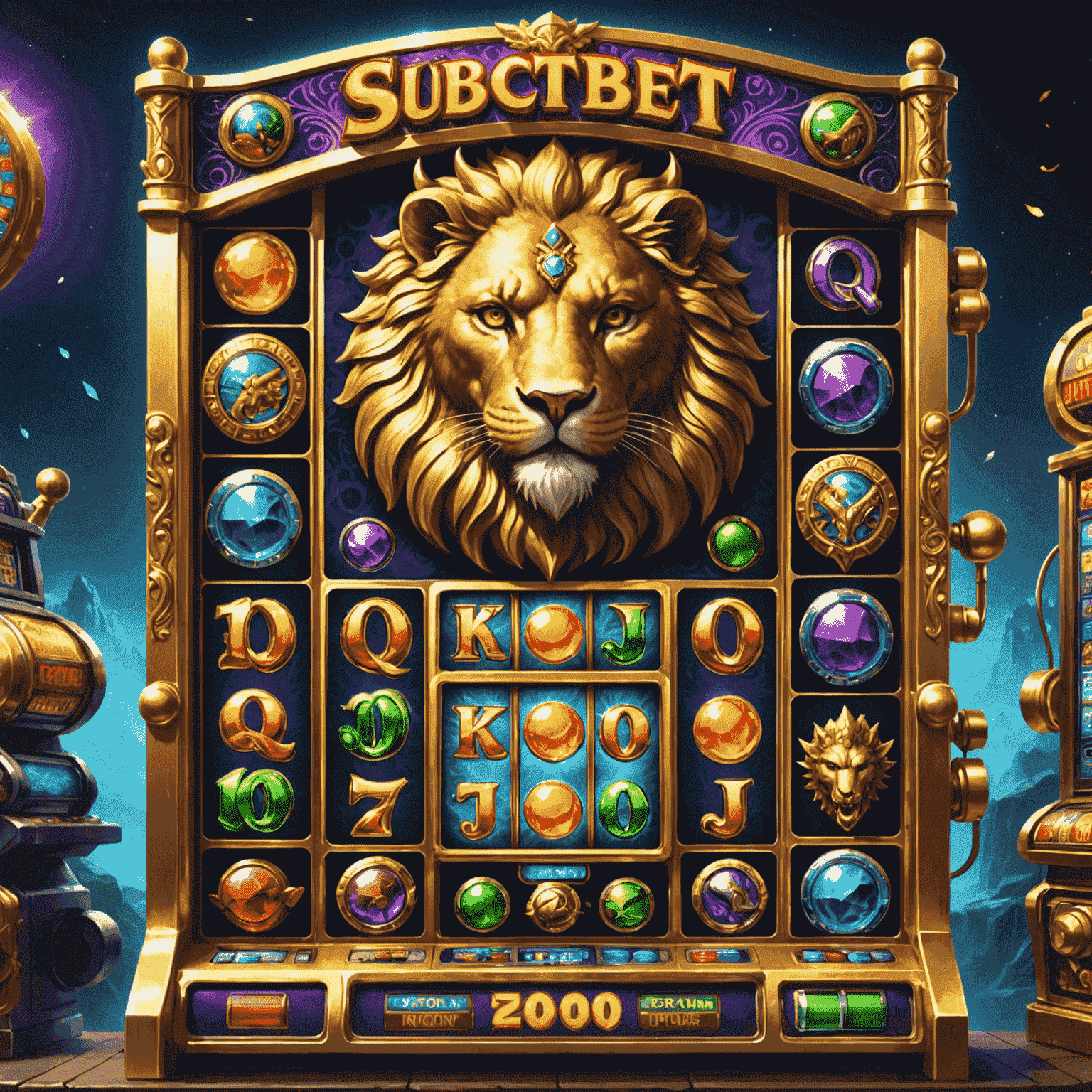 A slot machine themed around various world mythologies. The reels showcase gods, mythical creatures, and legendary artifacts from different cultures.